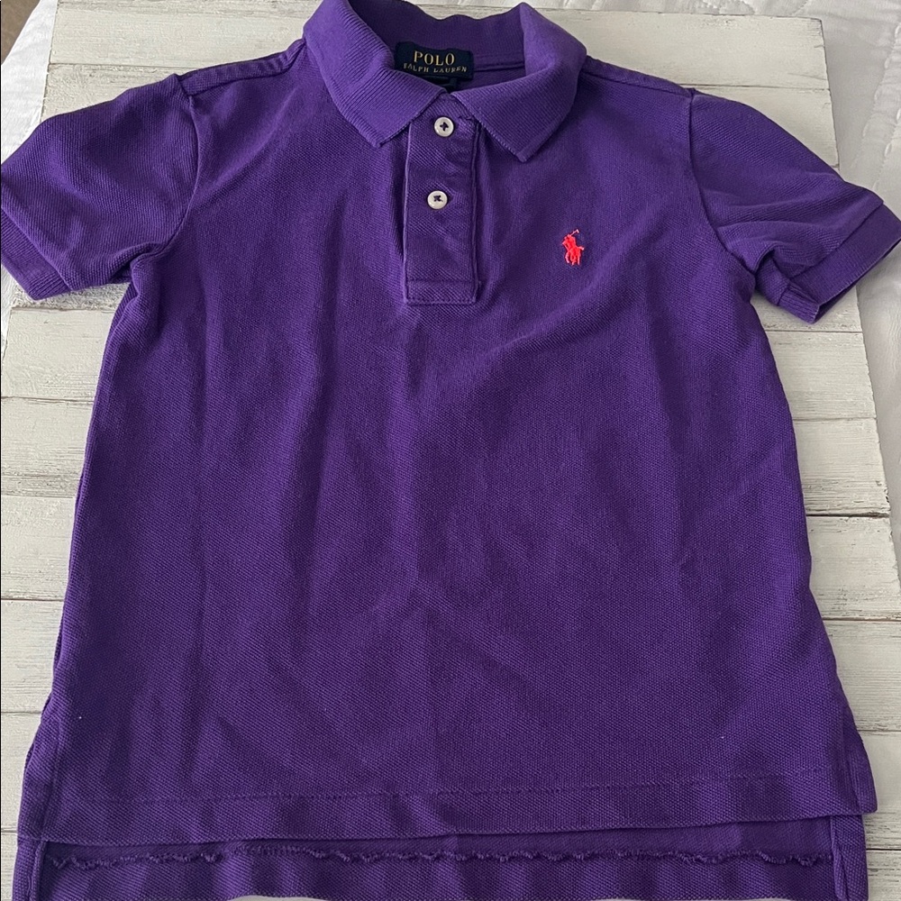 Polo by Ralph Lauren Kids Polo Shirt in Rich Purple